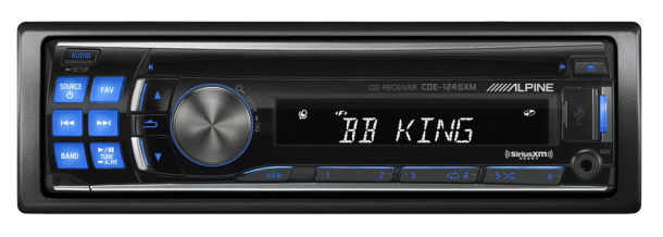 Alpine CDE-124SXM