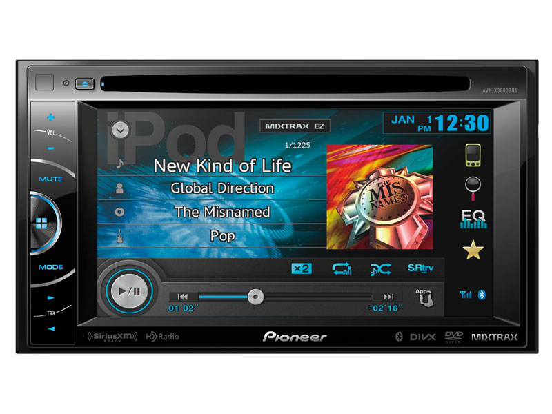 Pioneer AVH-X3600BHS Pioneer AVH-X3600BHS